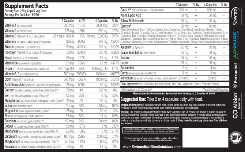 Multi XT – 120 Veg Caps - Image 6